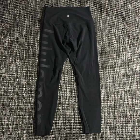 Lululemon Align legging High-Rise Pant 26" *Graphic RARE spellout - Picture 2 of 9